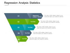 Regression analysis statistics ppt powerpoint presentation ideas example topics cpb