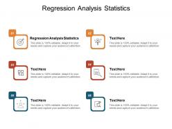 Regression Analysis Statistics Ppt Powerpoint Presentation Infographics ...