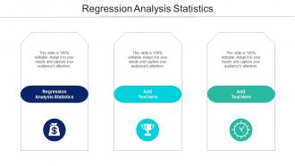 Regression Analysis Statistics Ppt Powerpoint Presentation Slides Background Cpb