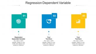 Regression dependent variable ppt powerpoint presentation styles demonstration cpb