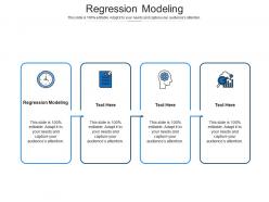 Regression modeling ppt powerpoint presentation summary guide cpb