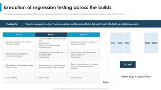 Regression Testing For Software Quality Execution Of Regression Testing Across The Builds