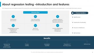 Regression Testing For Software Quality Mastery Powerpoint Presentation Slides Appealing Graphical
