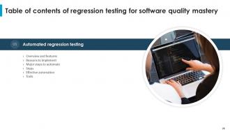 Regression Testing For Software Quality Mastery Powerpoint Presentation Slides Editable Captivating
