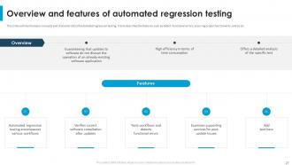 Regression Testing For Software Quality Mastery Powerpoint Presentation Slides Impactful Captivating