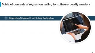 Regression Testing For Software Quality Mastery Powerpoint Presentation Slides Appealing Captivating