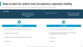 Regression Testing For Software Quality Mastery Powerpoint Presentation Slides Image Aesthatic