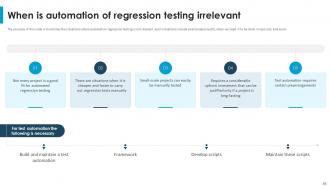 Regression Testing For Software Quality Mastery Powerpoint Presentation Slides Good Engaging