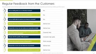 Regular Feedback From The Customers Culture Of Continuous Improvement