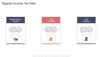 Regular Income Tax Rate In Powerpoint And Google Slides Cpb
