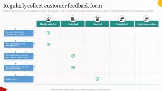 Regularly Collect Customer Feedback Form Implementing Cost Effective MKT SS V