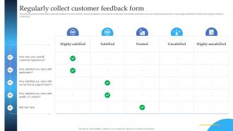 Regularly Collect Customer Feedback Form Mobile Marketing Guide For Small Businesses