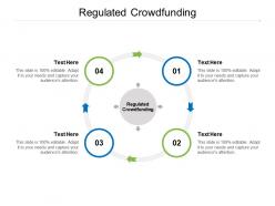 Regulated crowdfunding ppt powerpoint presentation portfolio demonstration cpb