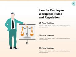 Regulation Icon Business Establishment Strategy Workplace Management