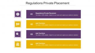 Regulations Private Placement Ppt Powerpoint Presentation Inspiration Graphics Pictures Cpb