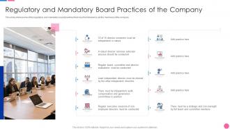 Regulatory And Mandatory Board Practices Stakeholder Management Analysis