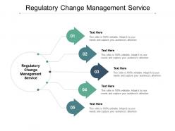 Regulatory change management service ppt powerpoint presentation slides format cpb