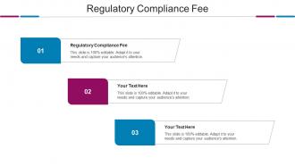Regulatory Compliance Fee Ppt Powerpoint Presentation Inspiration Pictures Cpb