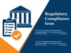Regulatory compliance icon powerpoint shapes