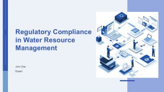 Regulatory Compliance In Water Resource Management PPT Outline AT