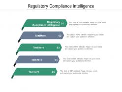 Regulatory compliance intelligence ppt powerpoint presentation portfolio gallery cpb