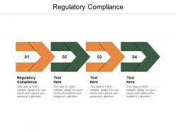 Regulatory compliance ppt powerpoint presentation ideas professional cpb