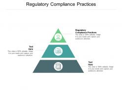Regulatory compliance practices ppt powerpoint presentation styles graphics cpb