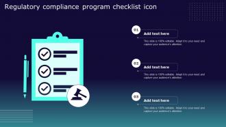 Regulatory Compliance Program Checklist Icon