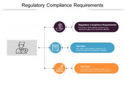 Regulatory compliance requirements ppt powerpoint presentation model show cpb