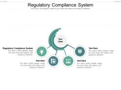 Regulatory compliance system ppt powerpoint presentation file graphics cpb