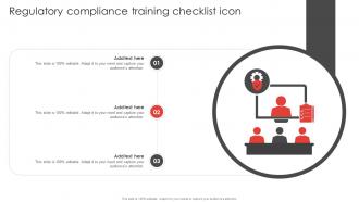 Regulatory Compliance Training Checklist Icon