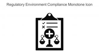 Regulatory Environment Compliance Monotone Icon In Powerpoint Pptx Png And Editable Eps Format