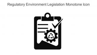 Regulatory Environment Legislation Monotone Icon In Powerpoint Pptx Png And Editable Eps Format