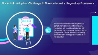 Regulatory Framework As A Challenge Of Blockchain Adoption Training Ppt