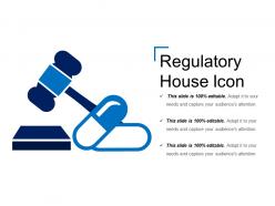 Regulatory house icon powerpoint ideas
