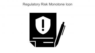 Regulatory Risk Monotone Icon In Powerpoint Pptx Png And Editable Eps Format