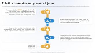 Rehabilitation IT Robotic Exoskeleton And Pressure Injuries Ppt Show Brochure