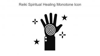 Reiki Spiritual Healing Monotone Icon In Powerpoint Pptx Png And Editable Eps Format