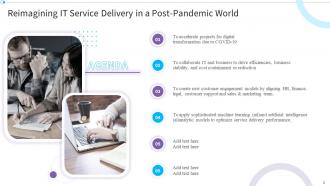 Reimagining IT Service Delivery In A Post Pandemic World Powerpoint Presentation Slides