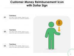 Reimbursement Icon Dollar Illustrating Service Indicating Products
