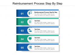 Reimbursement process step by step ppt powerpoint presentation example cpb