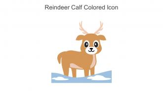 Reindeer Calf Colored Icon In Powerpoint Pptx Png And Editable Eps Format
