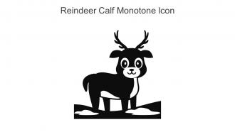 Reindeer Calf Monotone Icon In Powerpoint Pptx Png And Editable Eps Format
