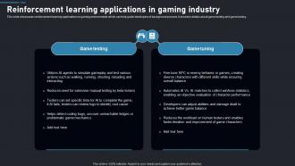 Reinforcement In Gaming Industry Reinforcement Learning Guide To Transforming Industries AI SS