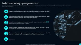 Reinforcement Learning In Gaming Environment Elements Of Reinforcement Learning