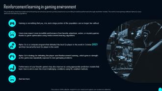 Reinforcement Learning In Gaming Environment Elements Of Reinforcement ...