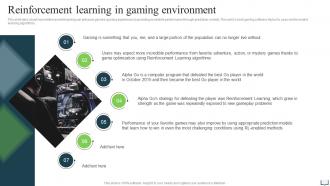 Reinforcement Learning In Gaming Environment Ppt Powerpoint Presentation Styles Background Image