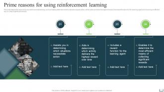 Reinforcement Learning Prime Reasons For Using Reinforcement Learning Ppt Powerpoint Presentation Styles