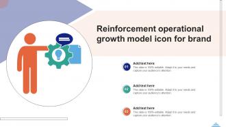 Reinforcement Operational Growth Model Icon For Brand