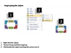 Reinforcing rectangular process diagram powerpoint templates